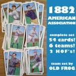 St. Louis Browns 1882 HOF Baseball Card Set
