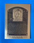 Pie Traynor Pirates Hall of Fame Plaque Card