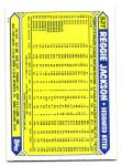 1987 Topps Traded Reggie Jackson Card #52T