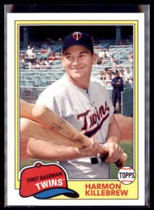 2018 Topps Archives Harmon Killebrew Twins Cards