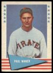 1961 Fleer Baseball Greats Paul Waner Card