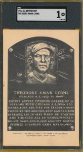 SGC 1 Ted Lyons 1956-1963 Hall of Fame Card