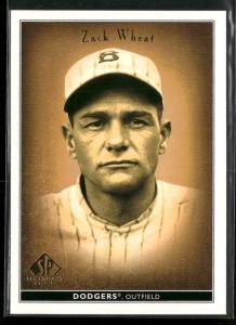 2002 SP Legendary Cuts Zack Wheat Card