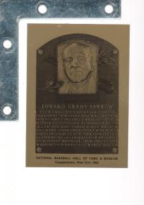 1981-89 Hall of Fame Metallic Plaque Cards