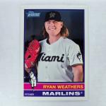 2025 Topps Heritage Ryan Weathers Chrome Card
