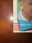 1961 Fleer Christy Mathewson Baseball Card #59