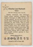 1961 Golden Press Gabby Hartnett Hall of Fame Card