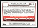2012 Bowman Chrome Billy Hamilton Autograph Card