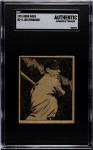 1951 Berk Ross Joe DiMaggio SGC Authentic Card