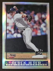 1998 Topps Jumbo Derek Jeter Refractor Card