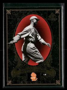 2007 SP Legendary Cuts George Sisler Card