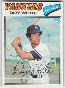 1977 Topps Roy White Baseball Card Yankees