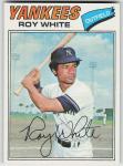 1977 Topps Roy White Baseball Card Yankees
