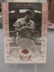 2005 Upper Deck Lou Gehrig Hall of Fame Card