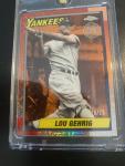2025 Topps Chrome Lou Gehrig Refractor /25