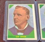 1960 Fleer Cap Anson #44 Card Lot of 2