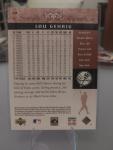 2005 Upper Deck Lou Gehrig Hall of Fame Card