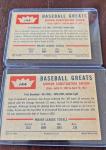 1960 Fleer Cap Anson #44 Card Lot of 2