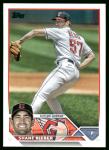 2023 Topps Shane Bieber Baseball Card #118