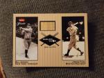 2002 Fleer Jimmie Foxx Bill Dickey Bat Card