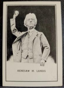 1950-56 Callahan Kenesaw M. Landis Card