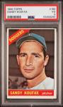1966 Topps Sandy Koufax Baseball Card #100