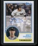 2024 Topps Archives Brett Gardner Autograph Card