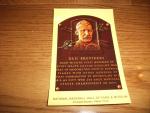 Dan Brouthers Baseball Hall of Fame Postcard