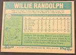 Willie Randolph 1977 Topps Rookie Auto Card