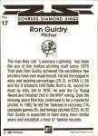 1983 Donruss Ron Guidry Baseball Card #17