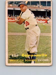 1957 Topps Roy Campanella #210 Brooklyn Dodgers Card