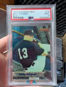 1994 Bowman's Best Billy Wagner Blue Rookie Card