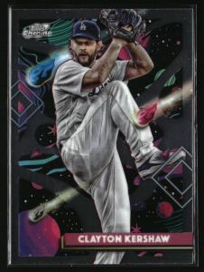 2025 Topps Chrome Cosmic Clayton Kershaw Card