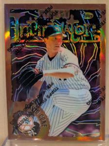 1996 Topps Finest David Cone Bronze Refractor Card