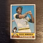 1976 Topps Dave Winfield Padres Baseball Card #160