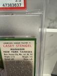 1953 Red Man Tobacco #1 Casey Stengel Card