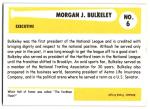 Morgan Bulkeley 1980 TCLM Baseball Immortals Card