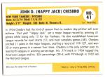 Jack Chesbro Baseball Immortals Card #41