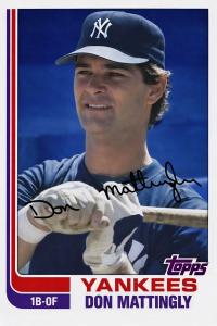 Don Mattingly 1982 Card - Buy 5 Get 1 Free