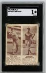 1941 Double Play Mel Ott & Burgess Whitehead Card