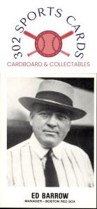 1983 TCMA Ed Barrow 1933 All-Stars Card