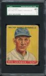 1933 Goudey Walter Maranville Baseball Card #117