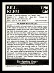 Bill Klem 1994 Conlon Collection Umpire Card #1190