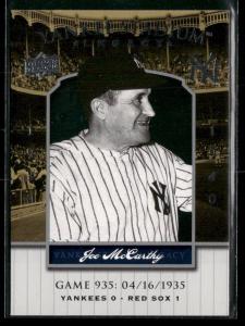2008 Upper Deck Yankee Stadium Legacy Joe McCarthy