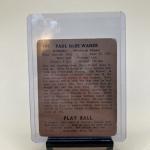 1940 Play Ball Big Poison Waner Card