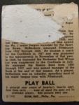 Bill McKechnie 1940 Play Ball HOF Card #105