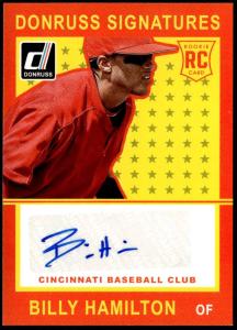 2014 Donruss Billy Hamilton Rookie Auto Card