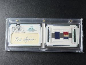 Ted Lyons 2017 Panini National Treasures Autograph