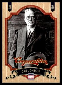 2012 Panini Cooperstown Ban Johnson Card