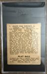 Joe DiMaggio 1940 Play Ball Card #1 SGC